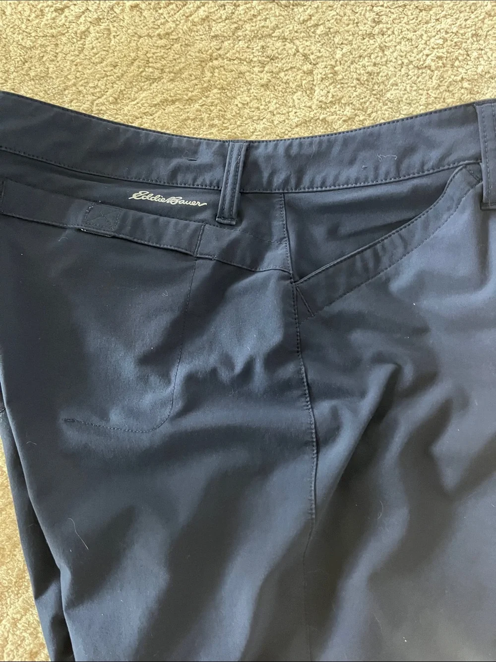Eddie Bauer Navy and Khaki Cargo Shorts Duo - Picture 12 of 12